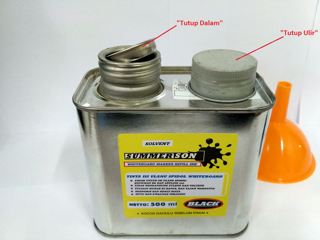 Tinta Spidol Whiteboard kemasan besar literan -500 ml