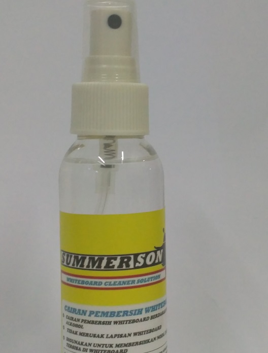 Whiteboard Cleaner Solution-Cairan pembersih whiteboard Summerson -botol semprot